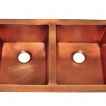 Copper Undermount Double-Bowl Sink
