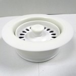 Mazi White Plastic Garbage Dispenser Strainer