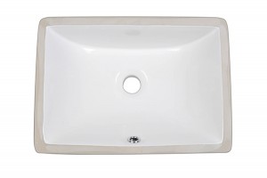 PostHeaderIcon Ceramic Underm. White Bathroom Sink 1633