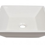 PostHeaderIcon White Vessel Ceramic Bathroom Sink 6046 - Copy