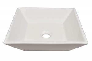 PostHeaderIcon White Vessel Ceramic Bathroom Sink 6046 - Copy