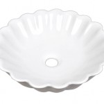 PostHeaderIcon White Vessel Ceramic Bathroom Sink 6047