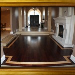 cherry wood foyer flooring