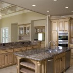 granite and gold kitchen 2